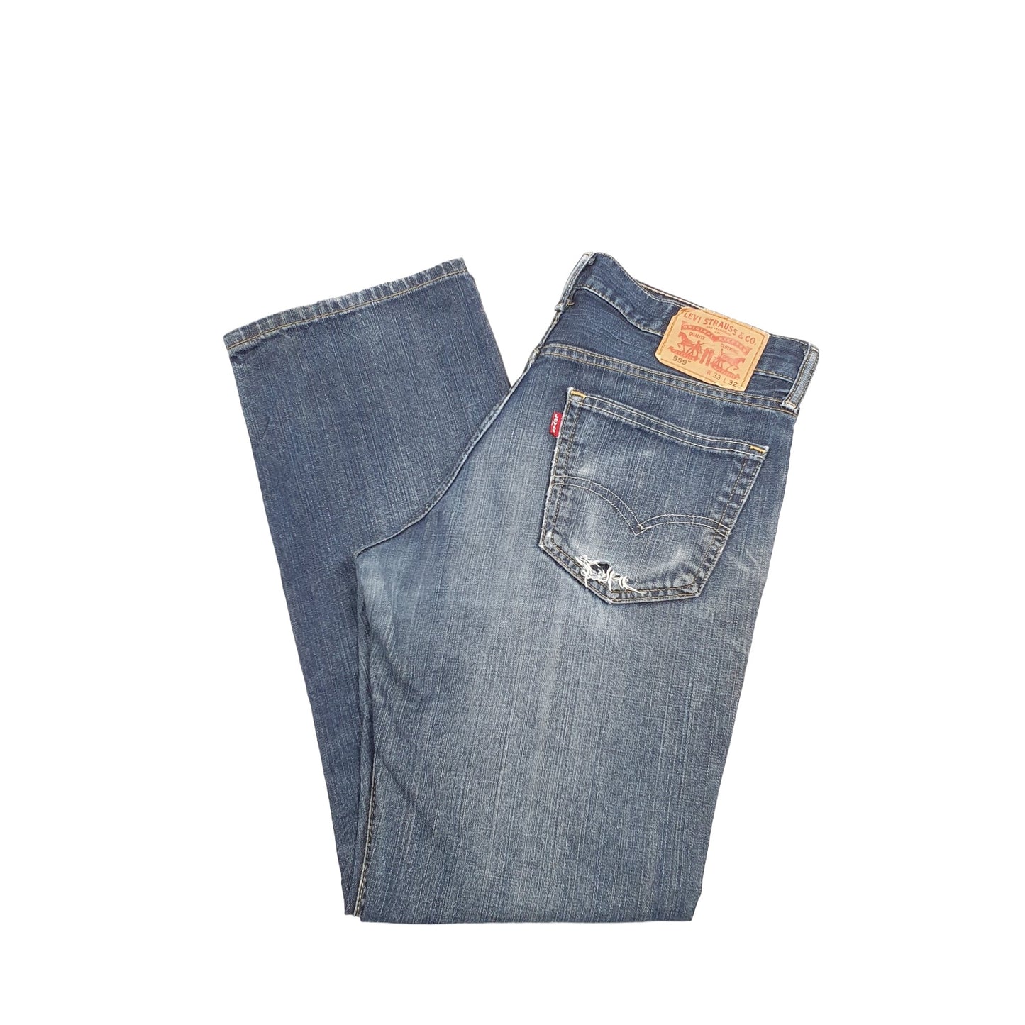 Levis 559 Relaxed Fit Jeans W34 L31 Blue
