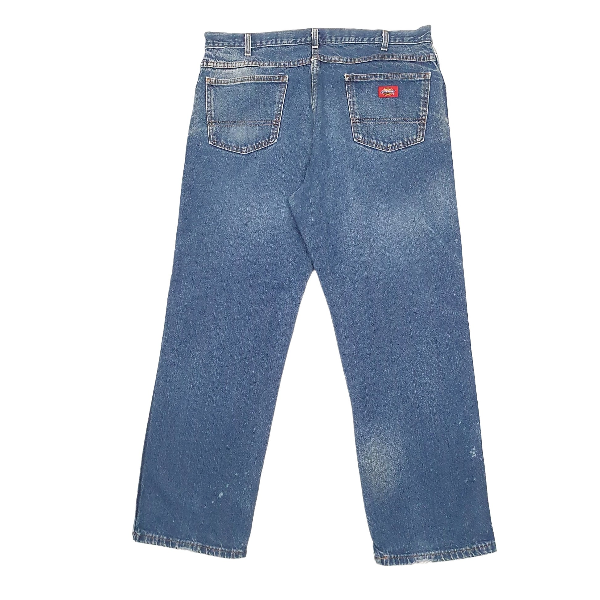 Mens Blue Dickies  Carpenter Trousers