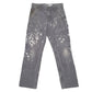 Mens Grey Carhartt Double Knee Relaxed Carpenter Trousers