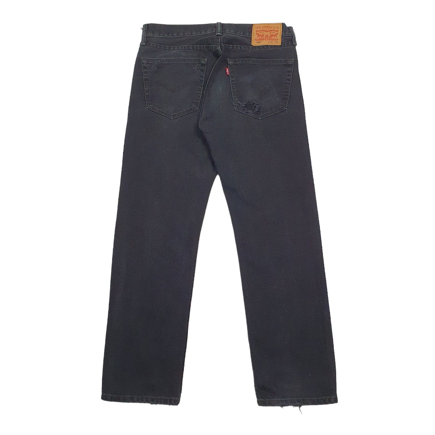 Levis 505 Regular Fit Jeans W32 L30 Black