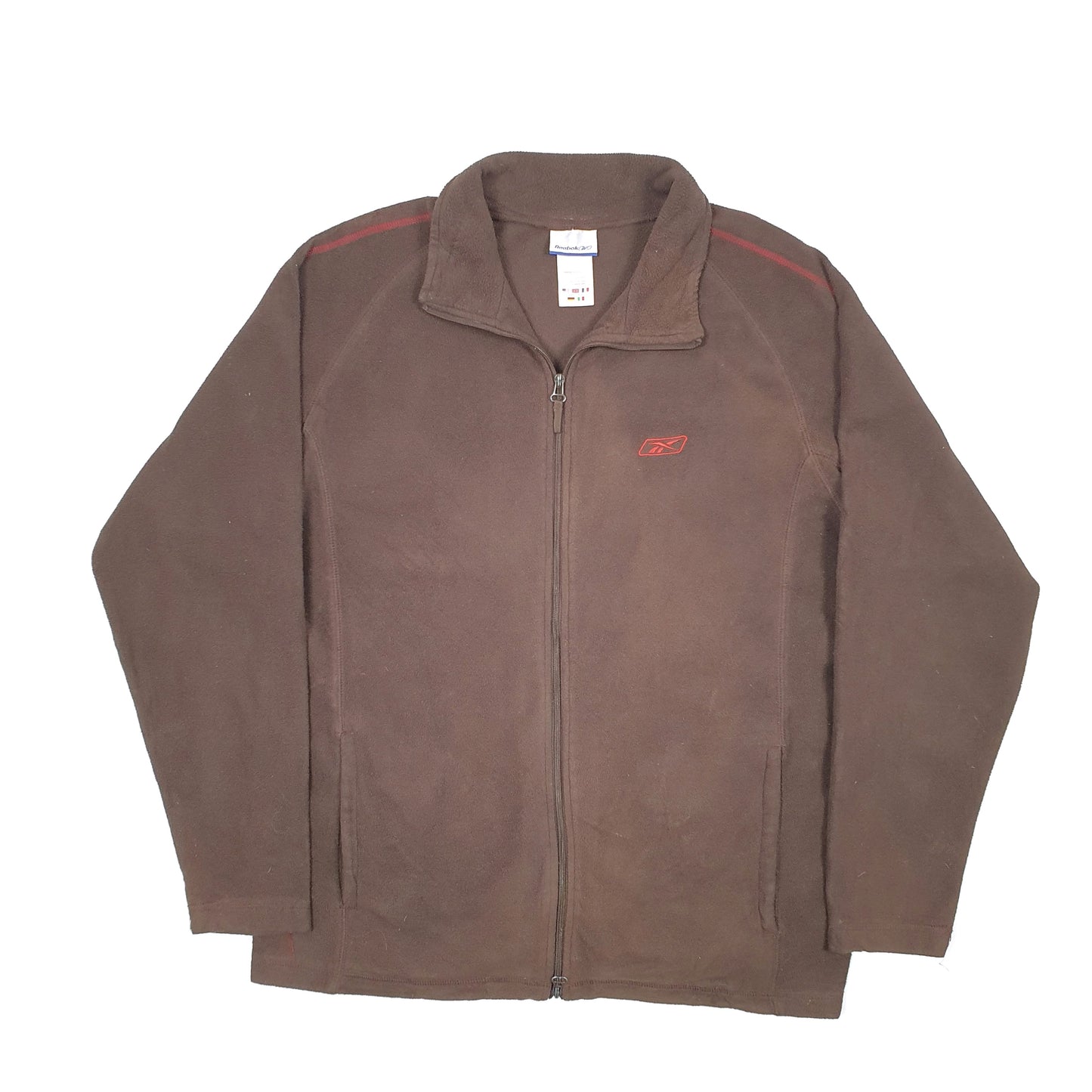 Reebok Full zip Fleece L Brown