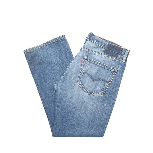 Levis 527 Bootcut Fit Jeans W36 L30 Blue