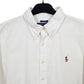 Mens White Ralph Lauren  Long Sleeve Shirt