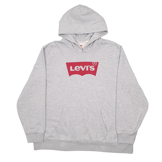 Levis Spellout Hoodie XXL Grey