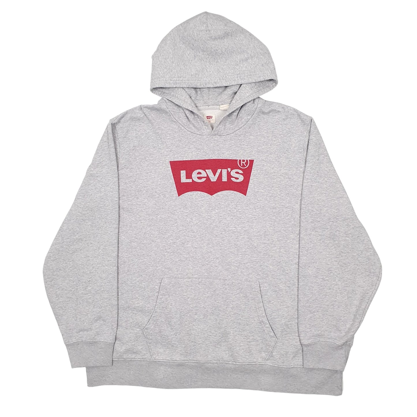 Levis Spellout Hoodie XXL Grey