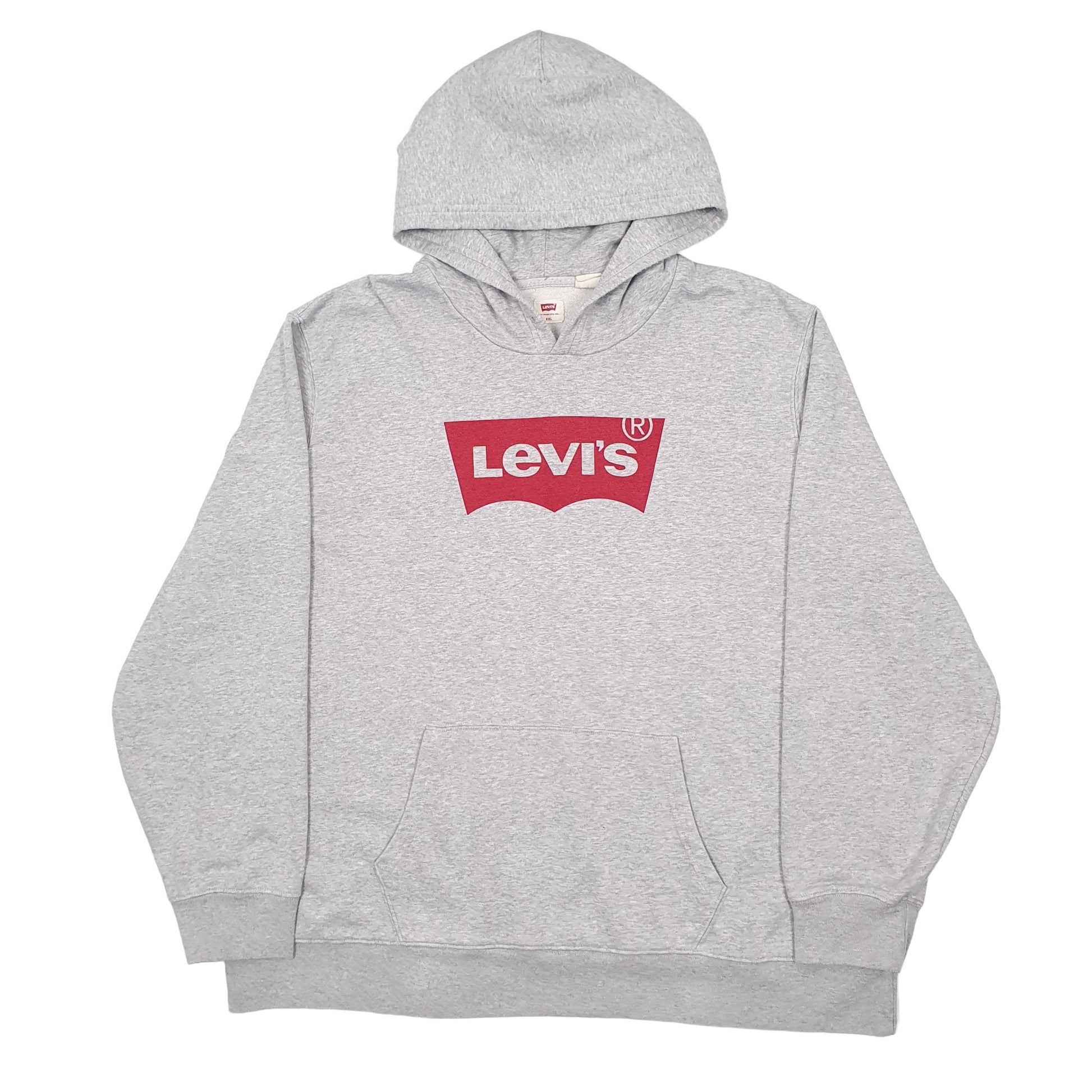 Levis Spellout Hoodie XXL Grey