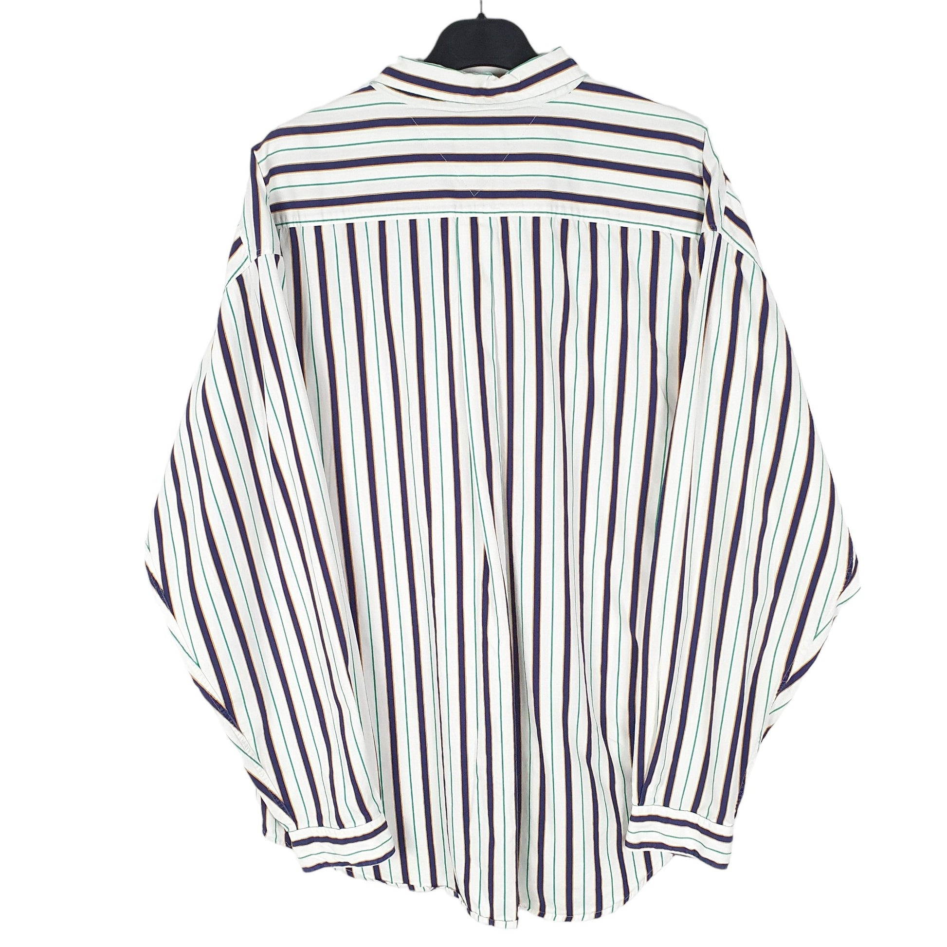 Tommy Hilfiger Long Sleeve Regular Fit Striped Shirt White