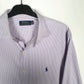 Polo Ralph Lauren Long Sleeve Regular Fit Striped Shirt Purple