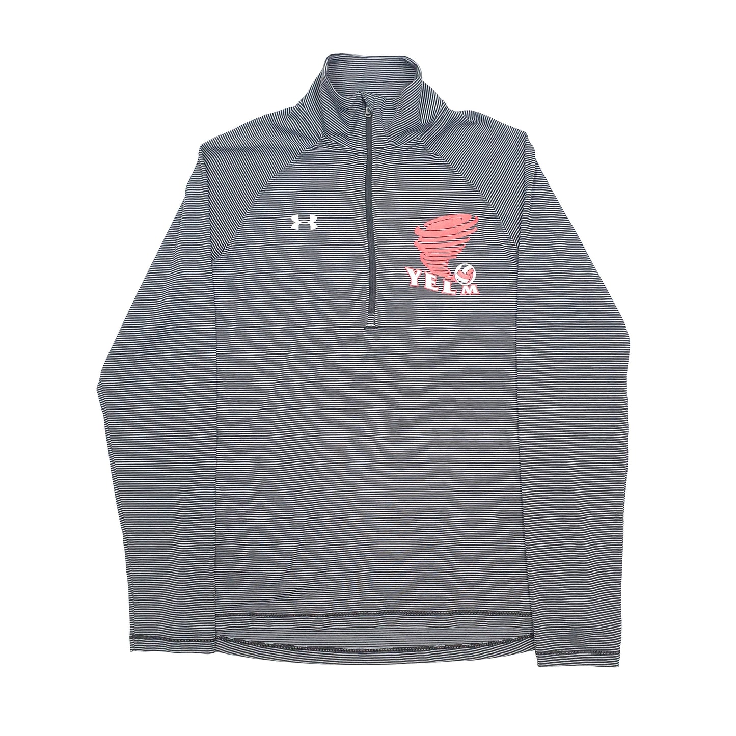Under Armour Warm Gear Activewear Quarter Zip M Grey