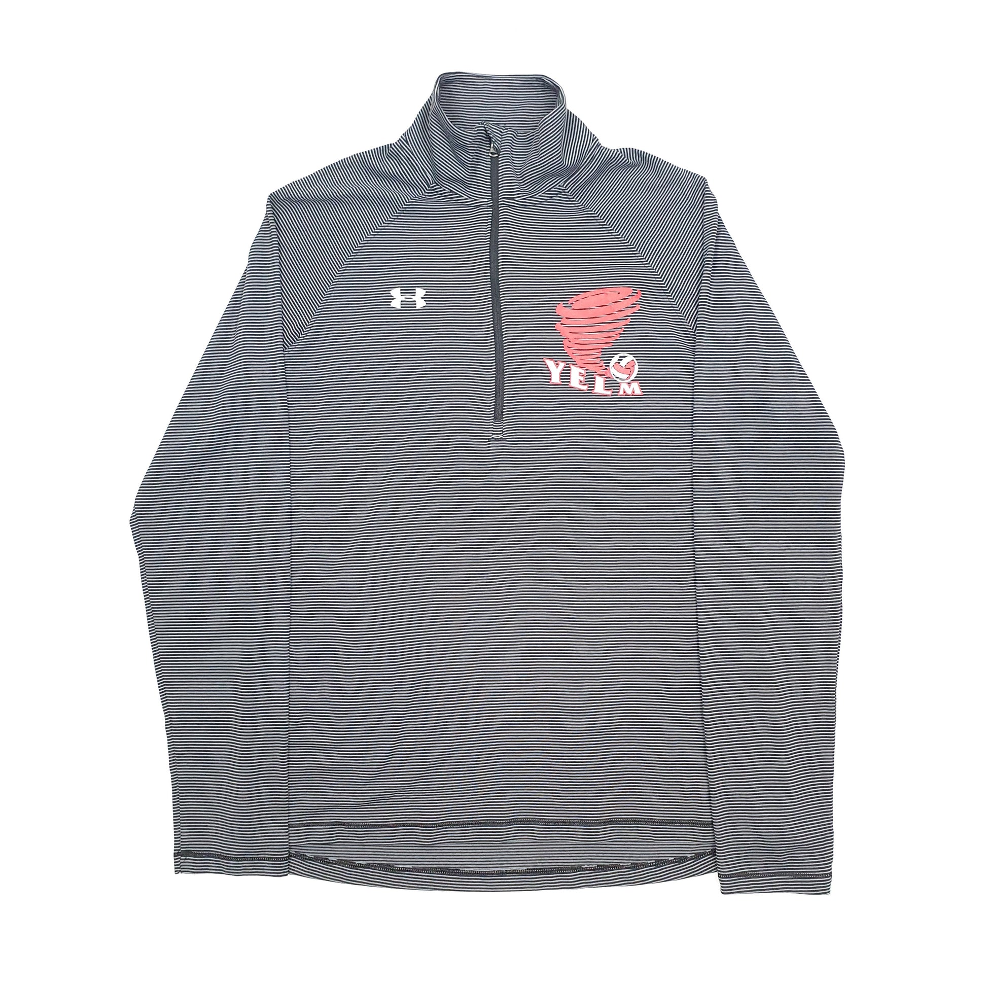 Under Armour Warm Gear Activewear Quarter Zip M Grey