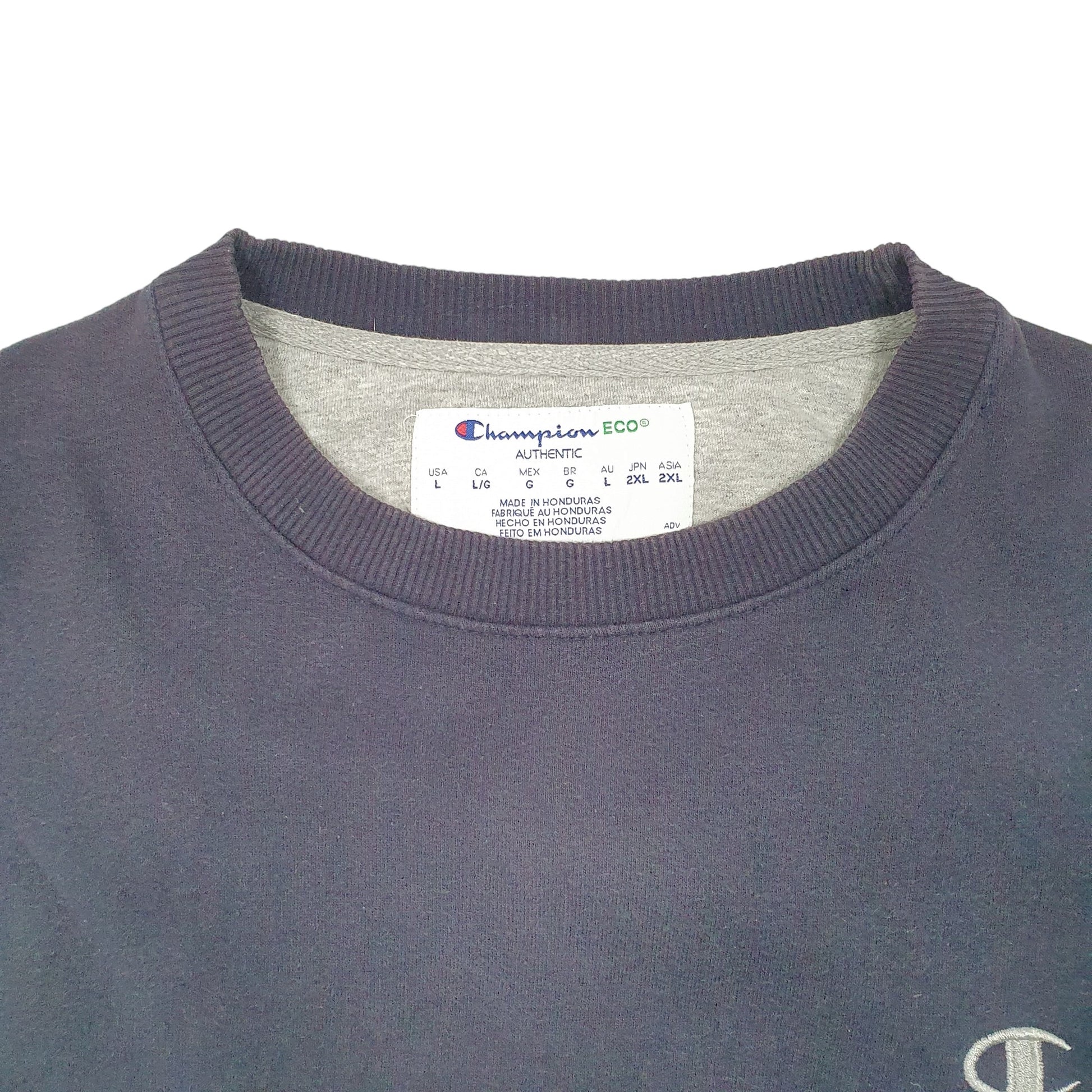 Mens Navy Champion  Crewneck Jumper
