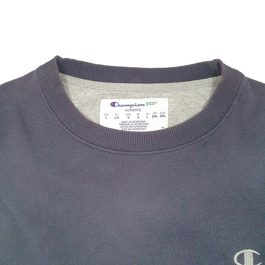 Mens Navy Champion  Crewneck Jumper