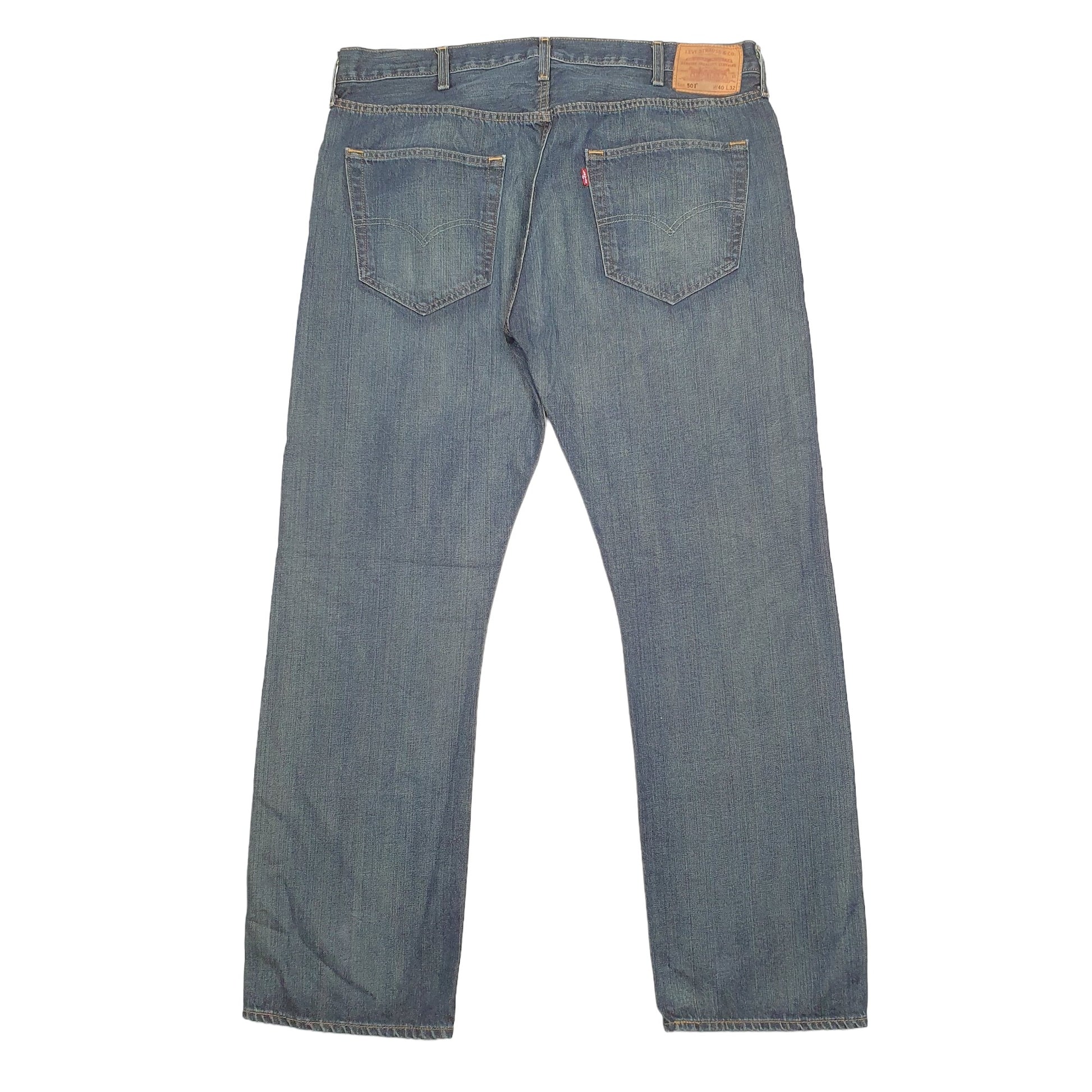 Levis 501 Regular Fit Jeans W40 L32 Blue