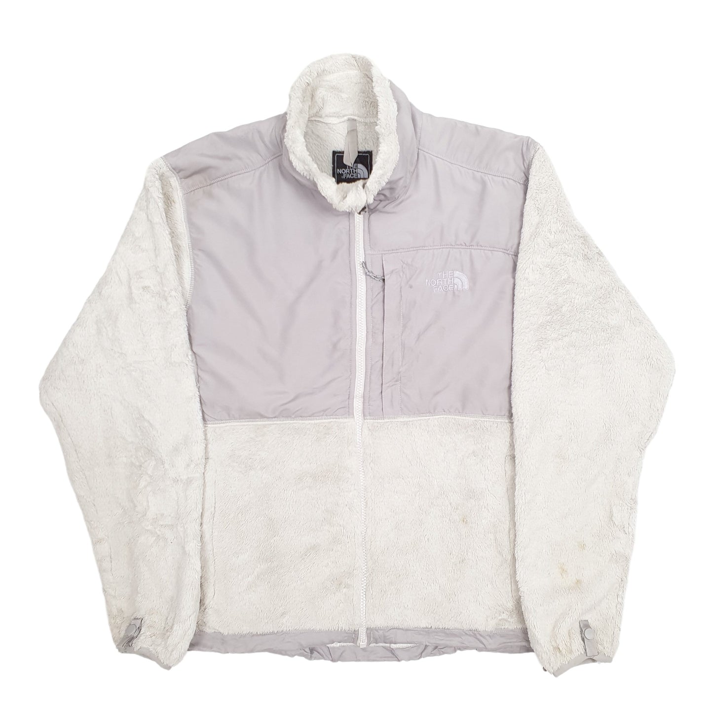 Womens Grey The North Face Denali Fleece Full Zip Jumper