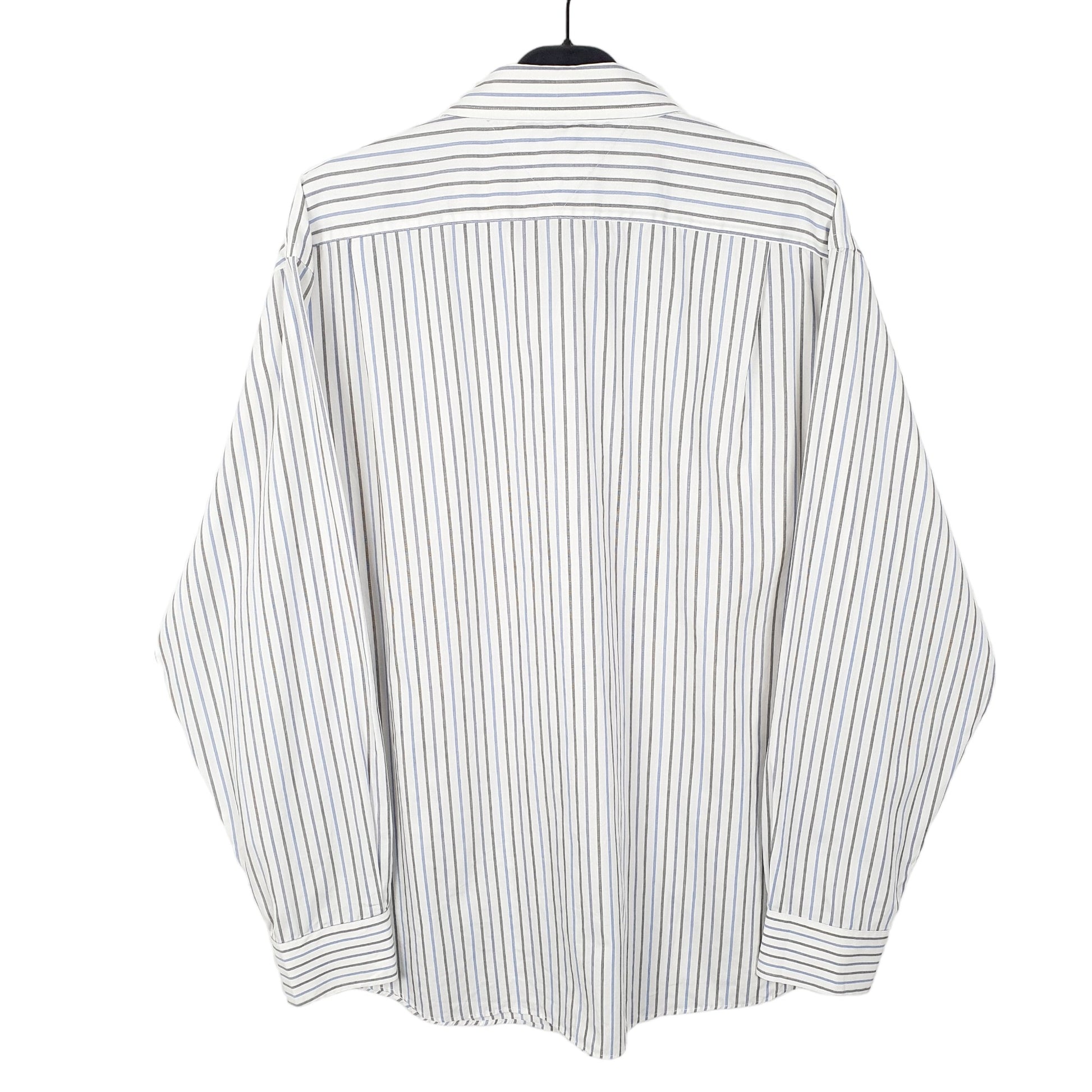 Tommy Hilfiger Long Sleeve Regular Fit Striped Shirt White