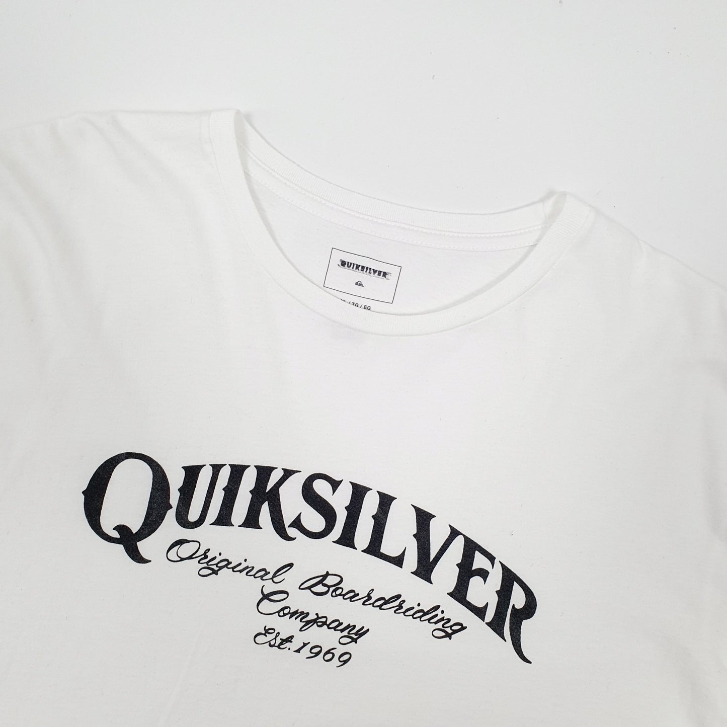 Quiksilver Surfing Short Sleeve Polo Shirt White