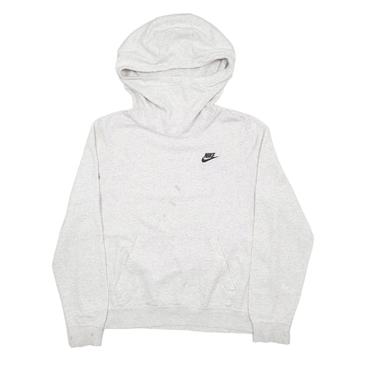 Nike Turtle Neck Hoodie L Grey