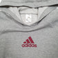 Mens Grey Adidas  Hoodie Jumper