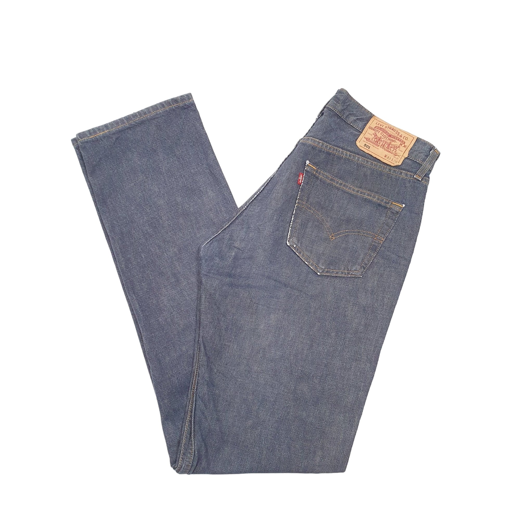 Mens Blue Levis  501 JeansW33 L36