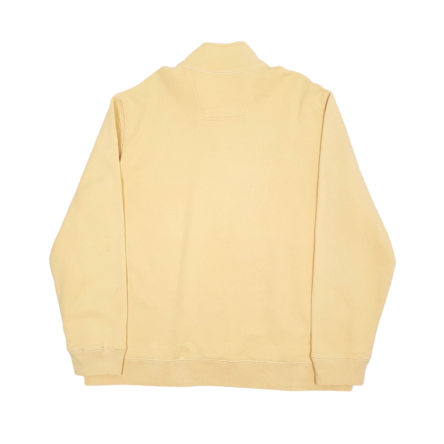 Mens Yellow Eddie Bauer  Quarter Zip Jumper