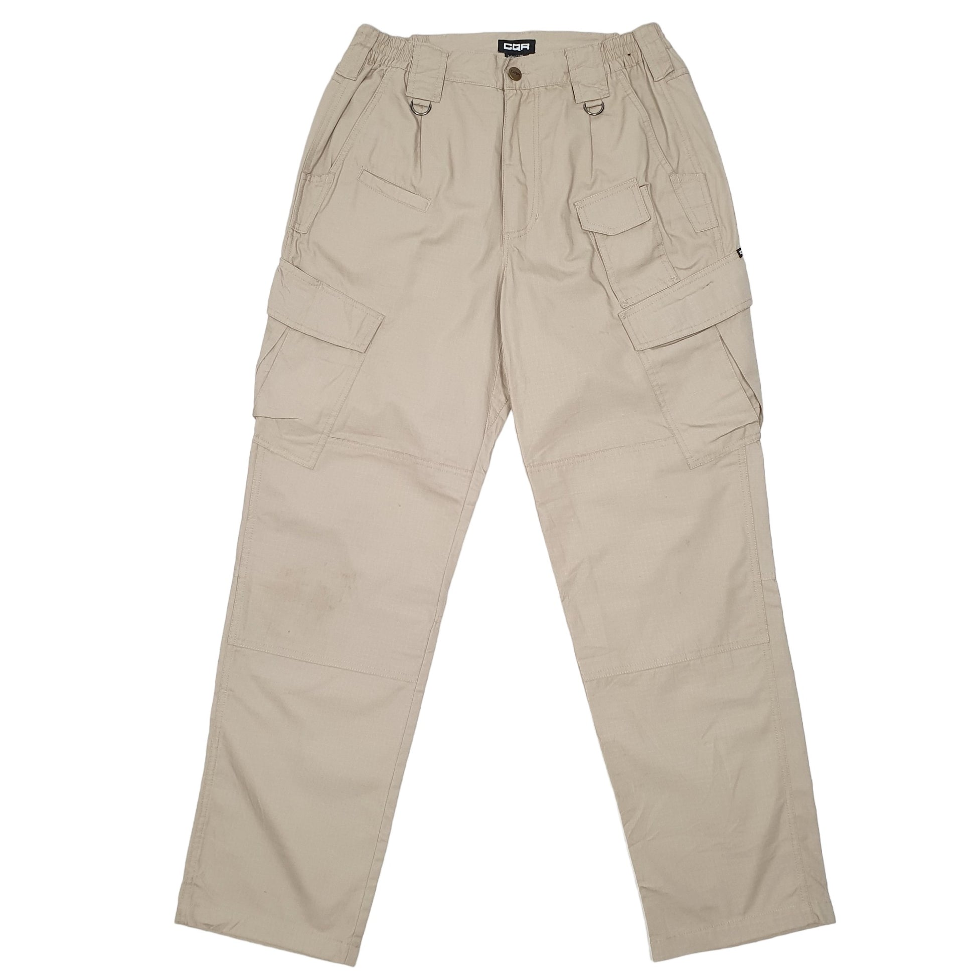 Mens Beige CQR Combat Pants Cargo Trousers