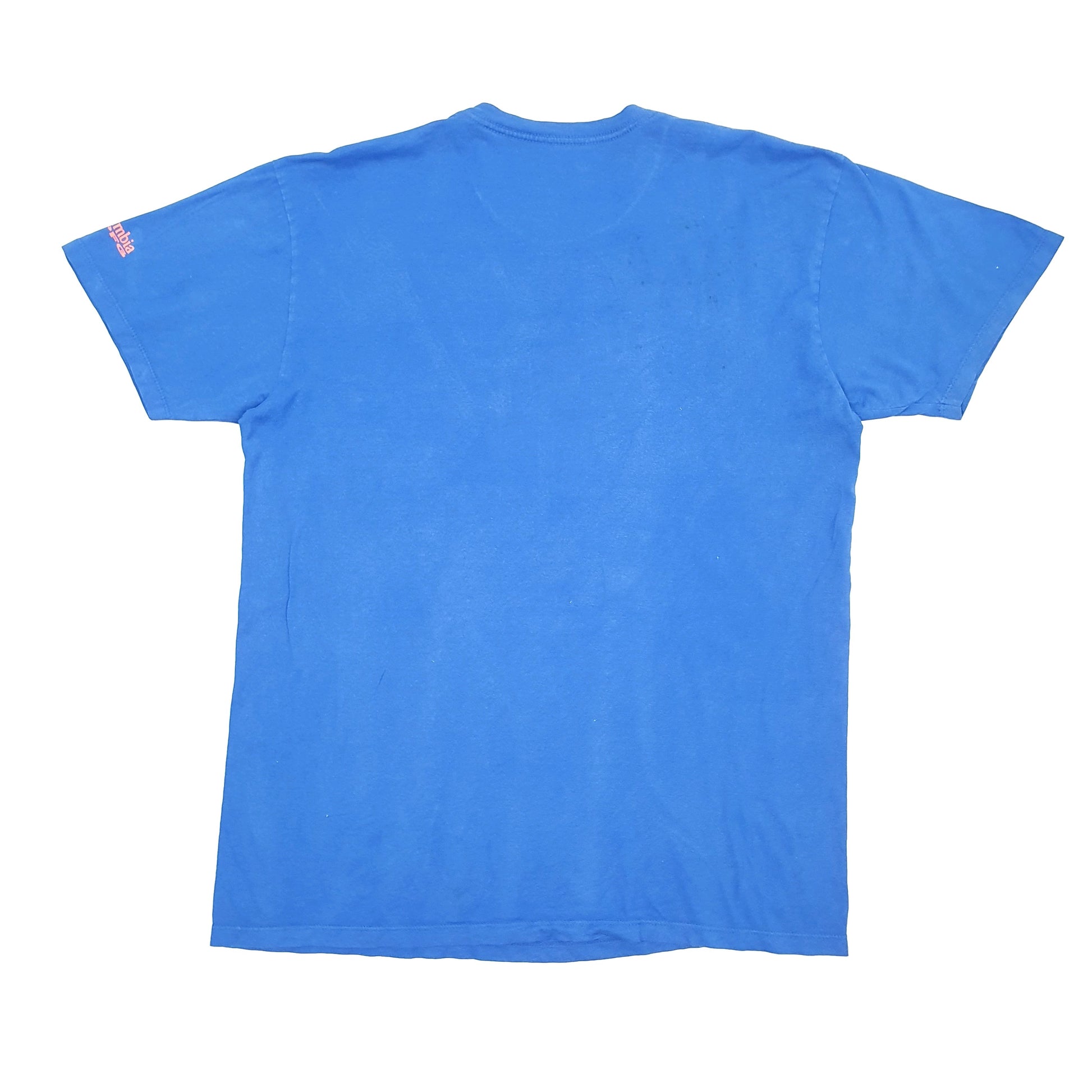 Mens Blue Columbia Sportswear PFG Performance Fishing Gear Short Sleeve T Shirt