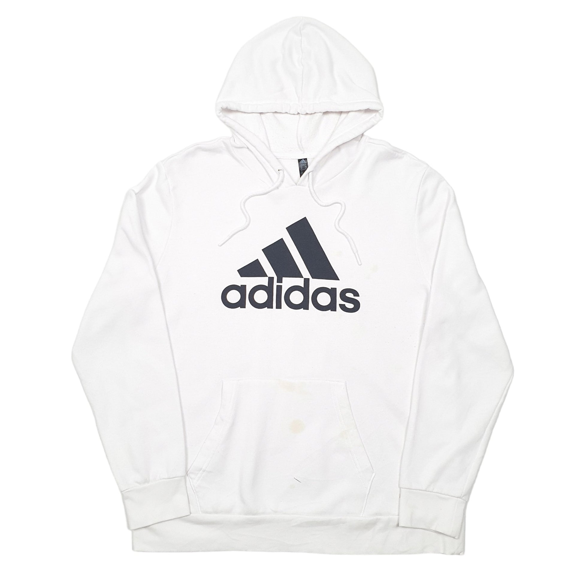 Womens White Adidas Golf Hoodie Jumper