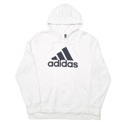 Womens White Adidas Golf Hoodie Jumper