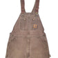 Mens Brown Carhartt Vintage 2000s Double Knee Dungaree Trousers
