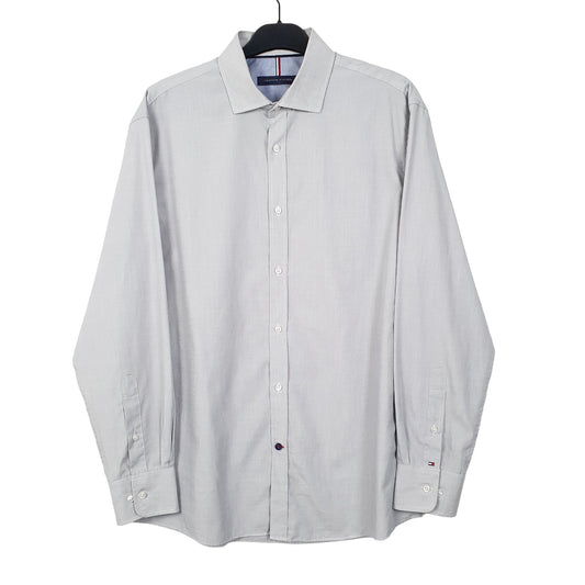 Tommy Hilfiger Long Sleeve Regular Fit Shirt Grey