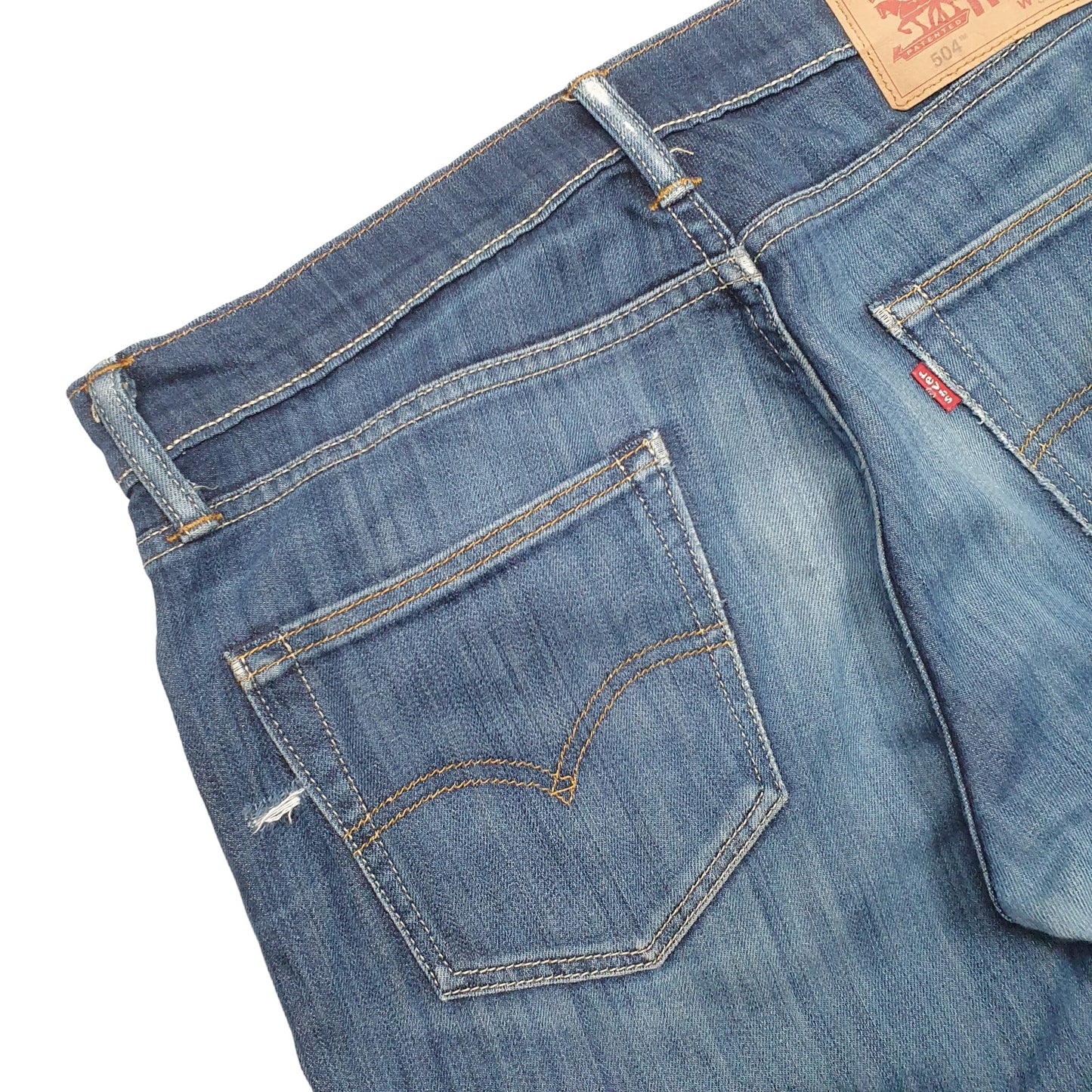 Mens Blue Levis  504 JeansW33 L32