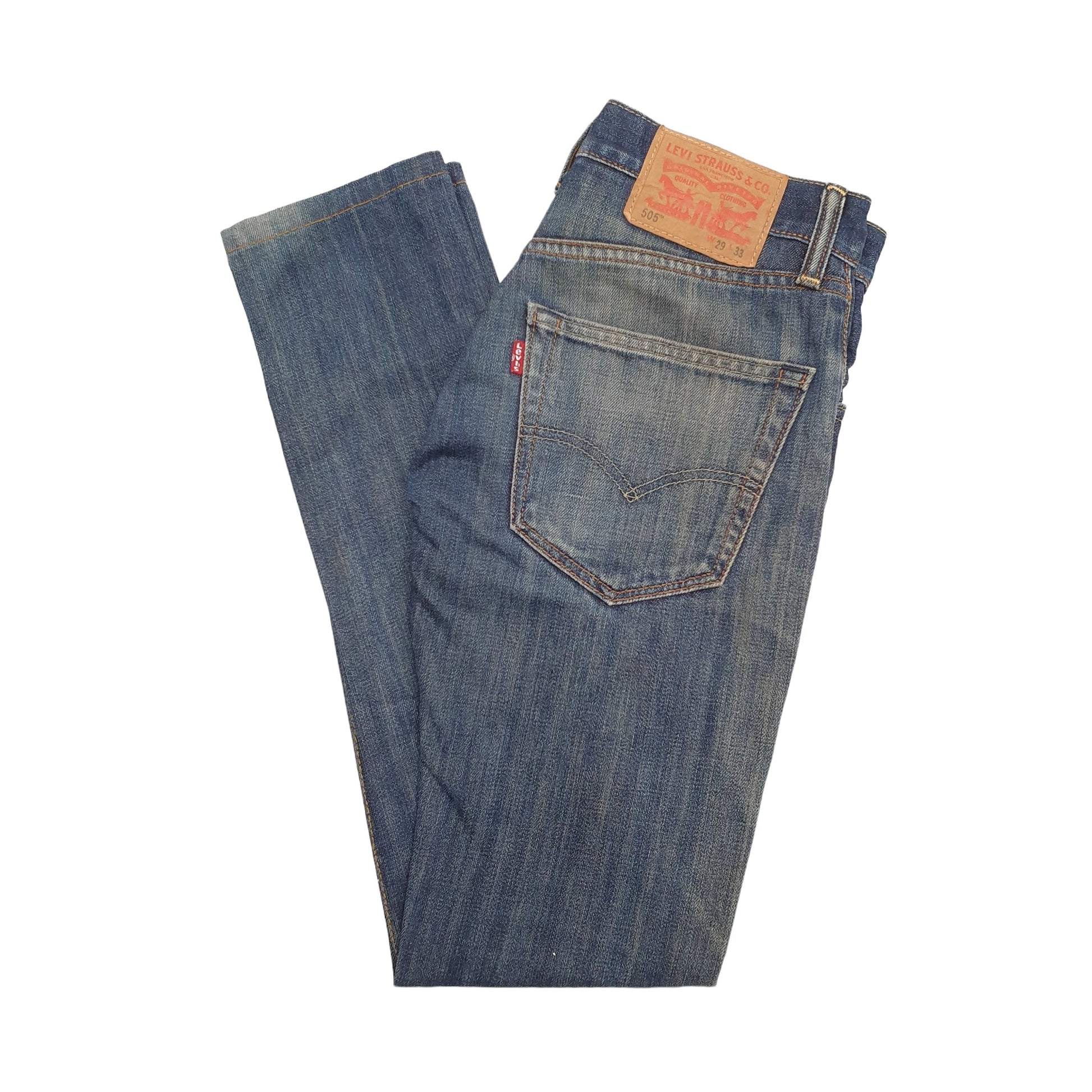 Mens Blue Levis  505 JeansW29 L30