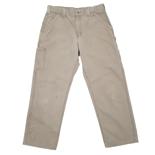 Carhartt Carpenter Loose Fit Jeans W34 L29 Khaki
