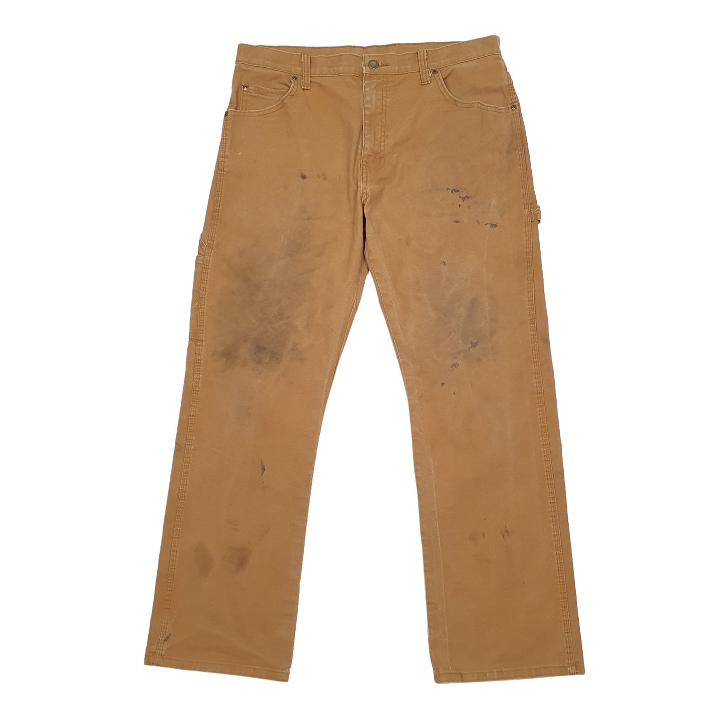 Mens Brown Dickies  Carpenter Trousers