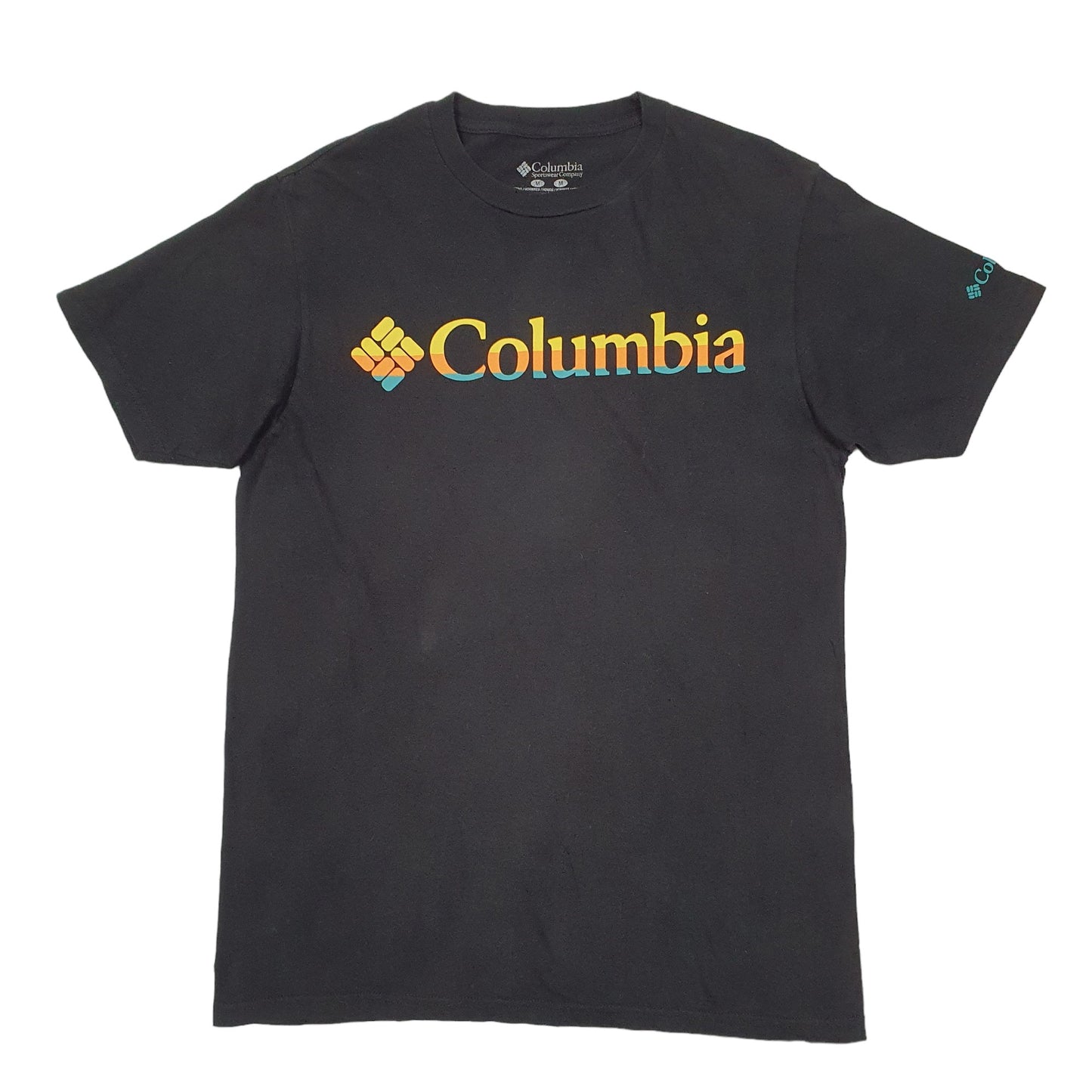 Mens Black Columbia Sportswear  Short Sleeve T Shirt