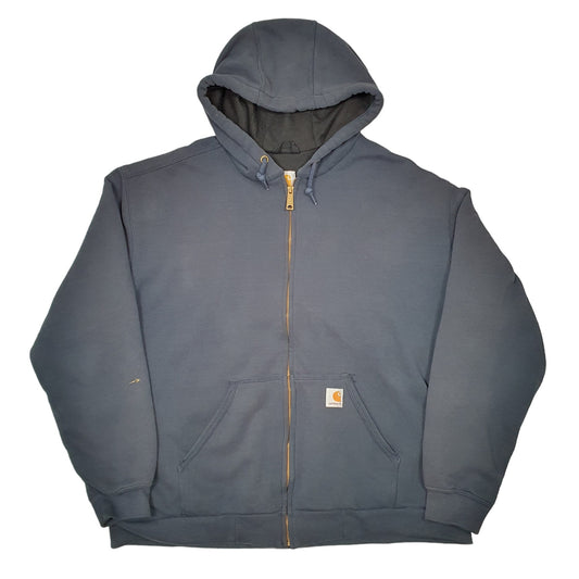  Navy Carhartt Thermal Lined Hoodie Active Full Zip Jumper