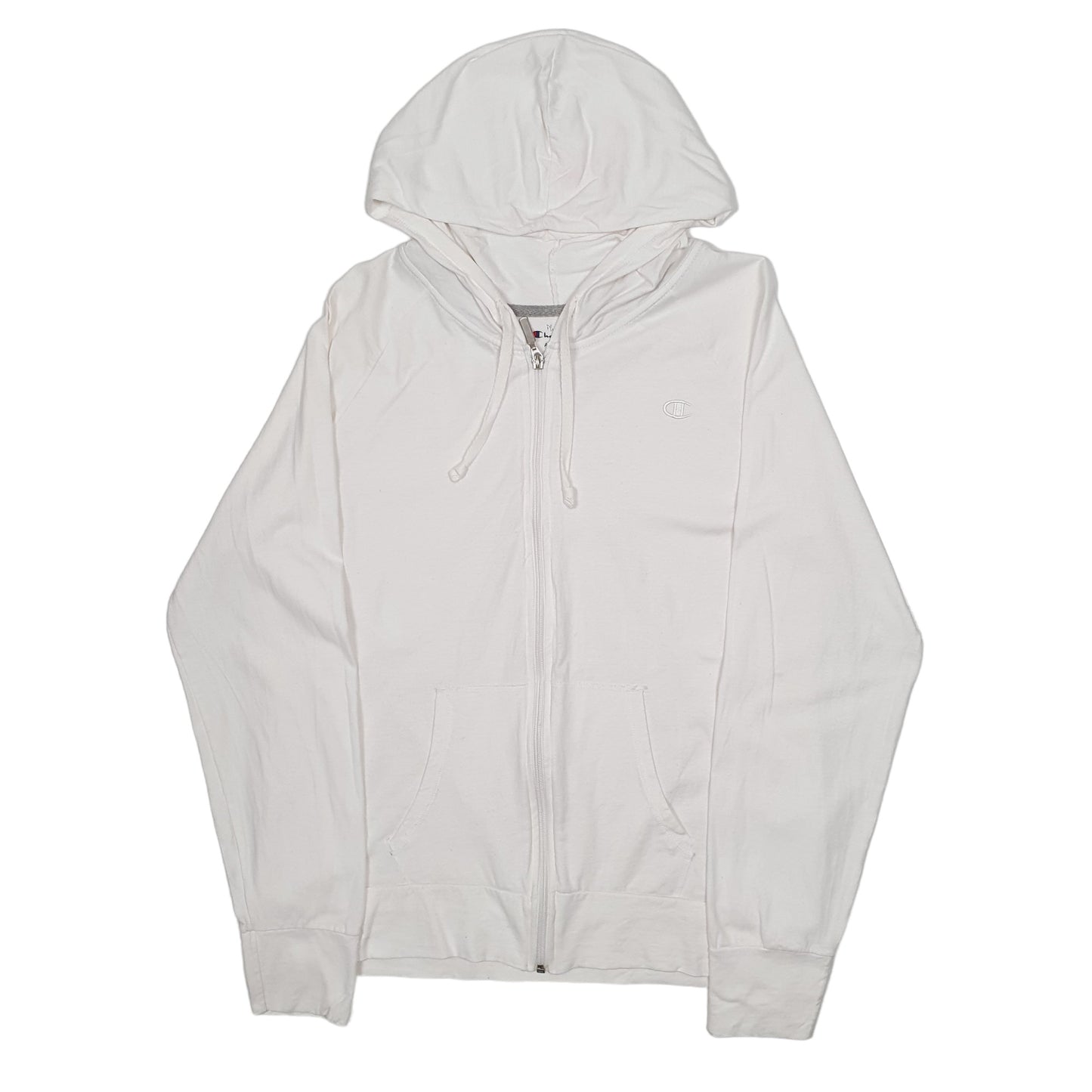 Mens White Champion  Full Zip Jumper