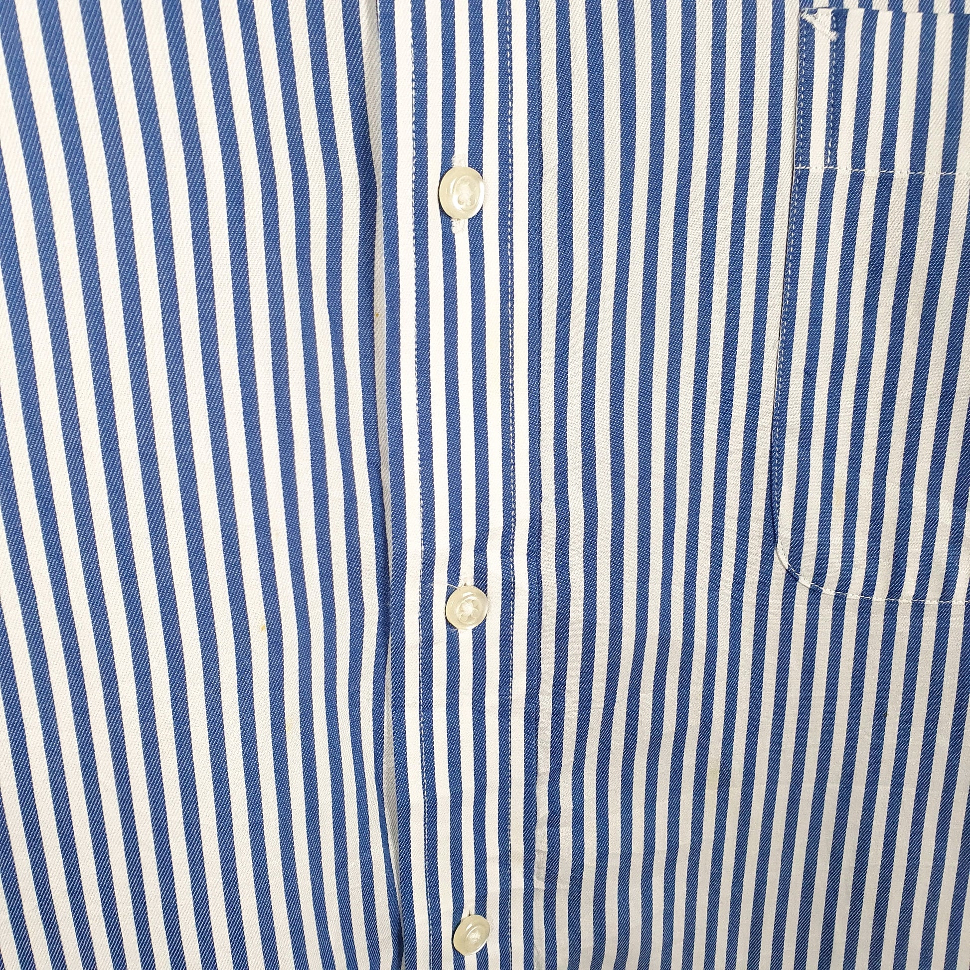 Tommy Hilfiger Long Sleeve Slim Fit Striped Shirt White