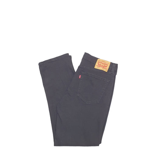 Levis 514 Straight Fit Jeans W33 L30 Black