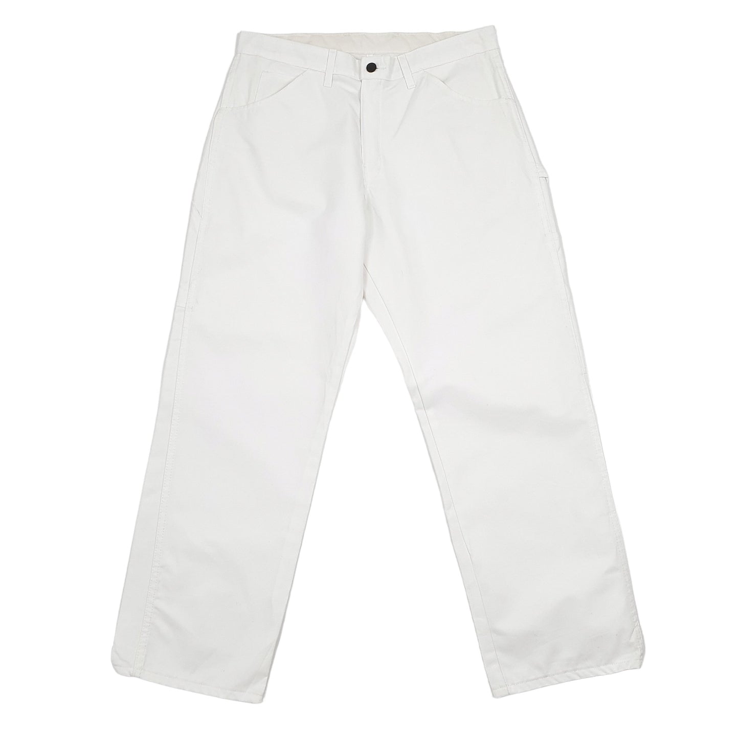 Mens Dickies Painter White Carpenter Trousers W34 L30 White