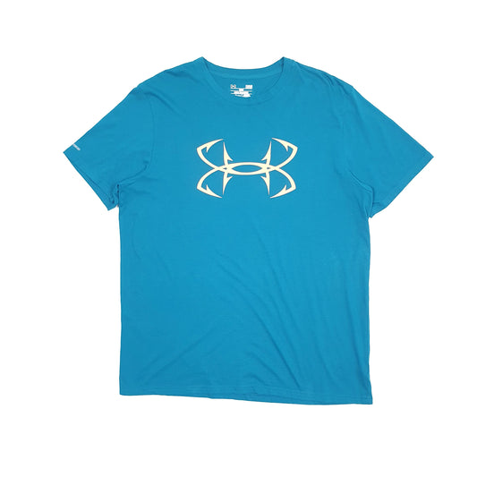 Under Armour Short Sleeve T Shirt Blue