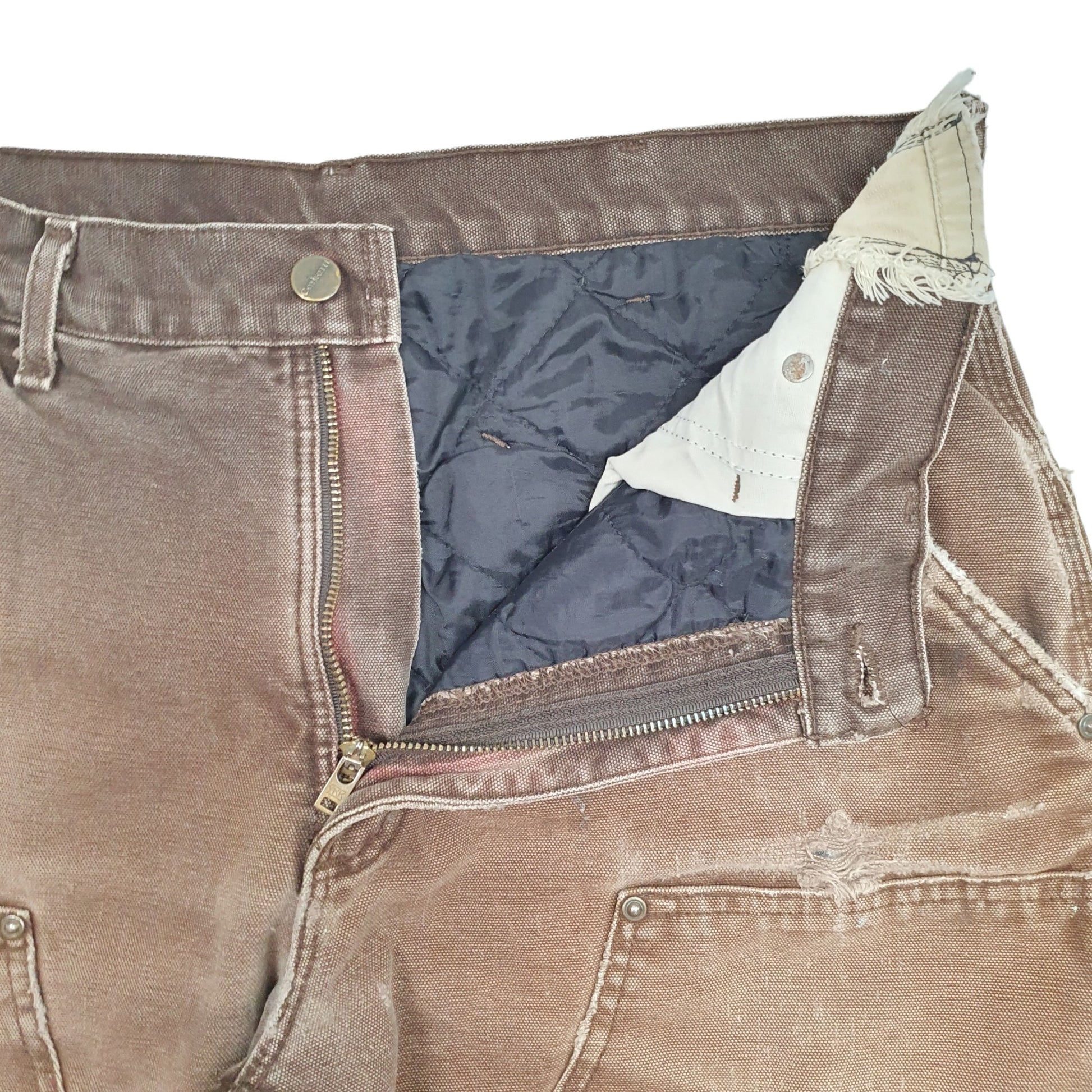 Mens Brown Carhartt  Carpenter Trousers