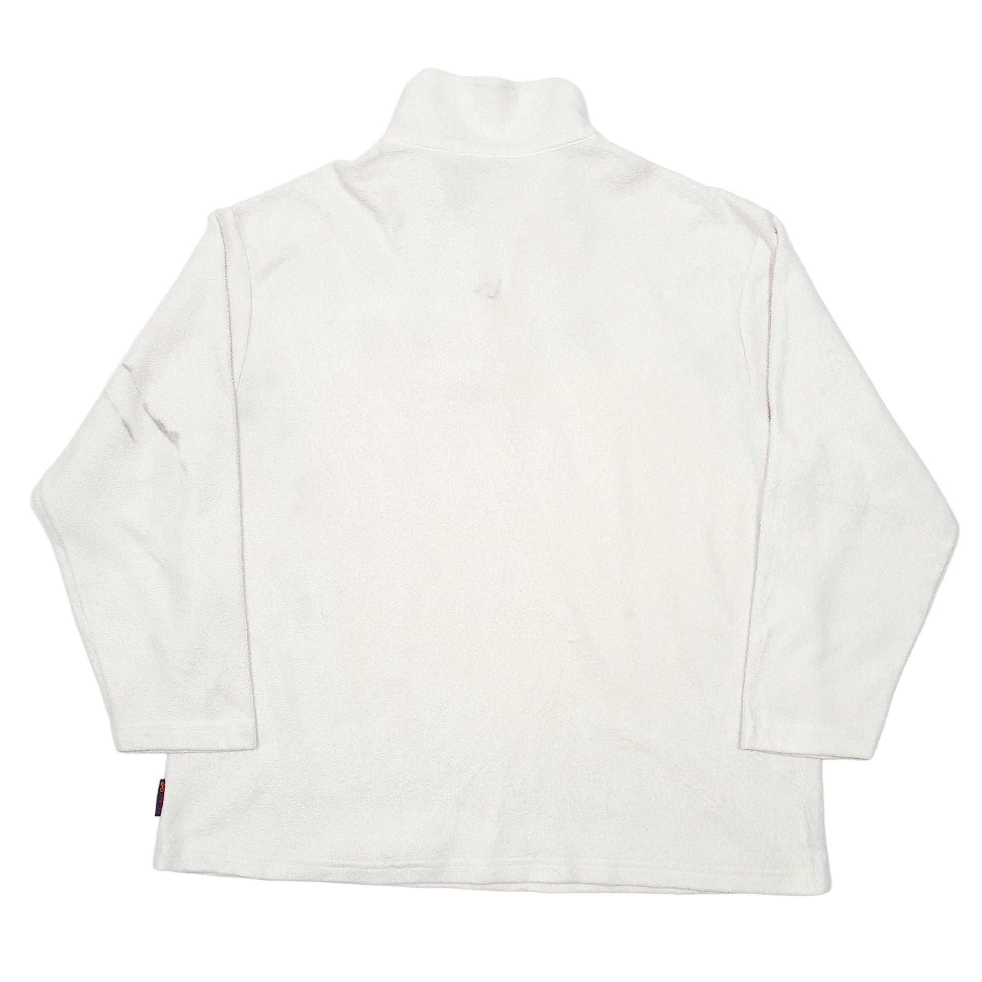 Mens Cream Disney Mickey Mouse Pluto Quarter Zip Jumper