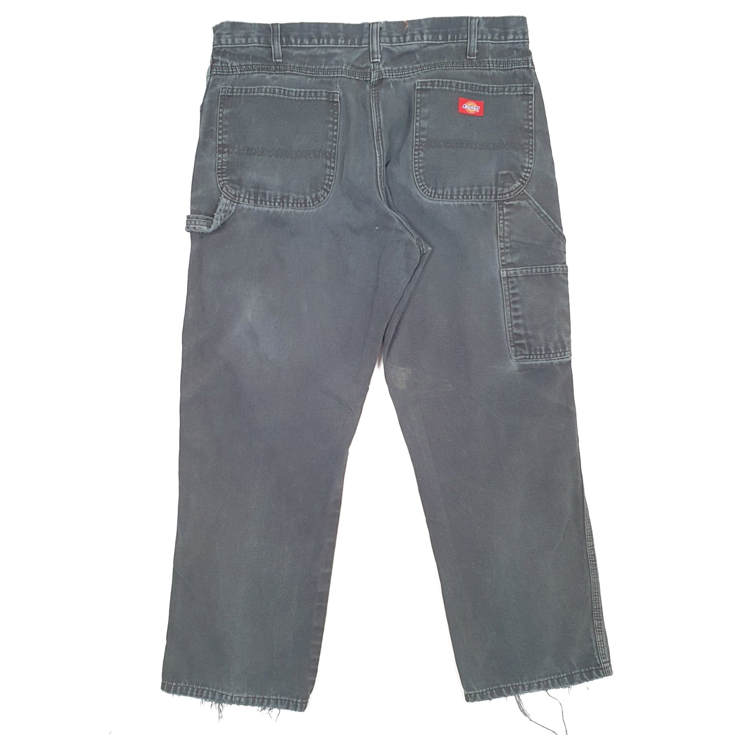 Mens Dickies Black Carpenter Trousers W36 L28 Black