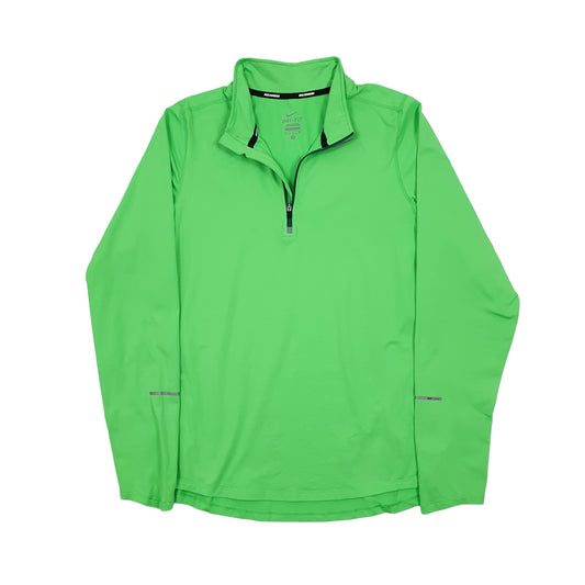 Nike Running Quarter Zip S Green