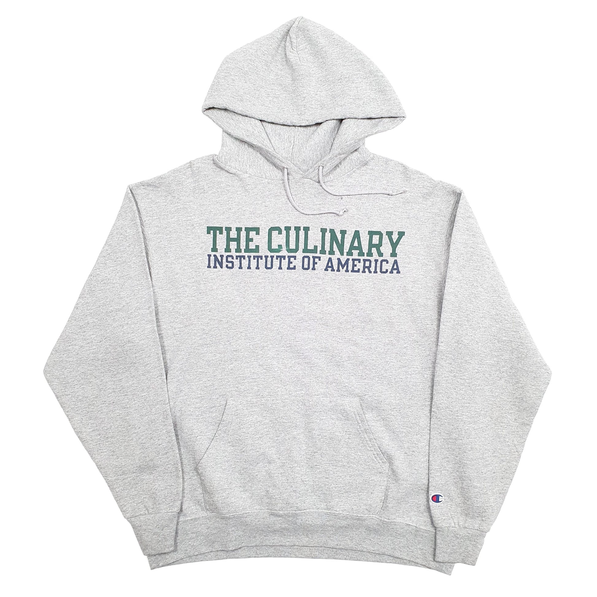 Mens Grey Champion USA College Cooking Hoodie Jumper