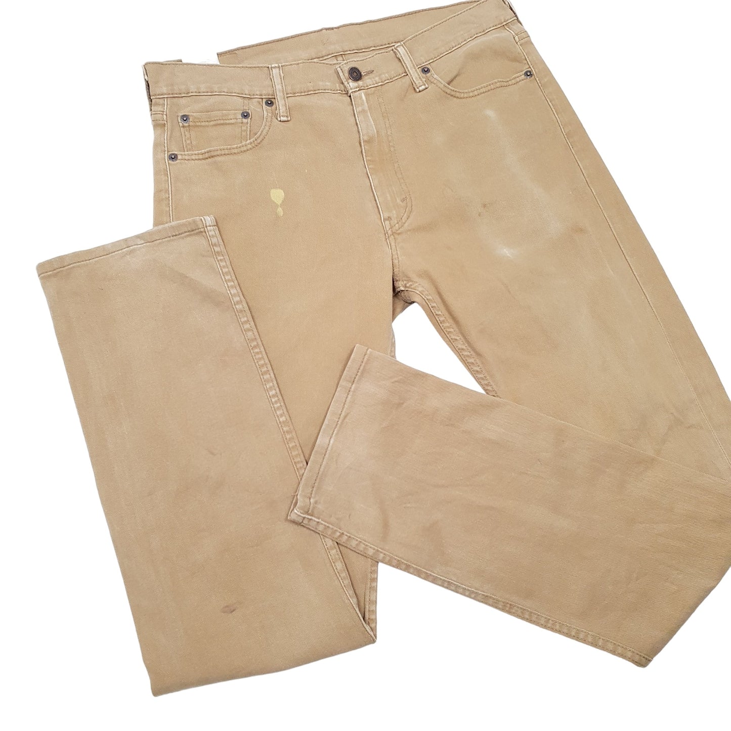 Mens Tan Levis  513 JeansW33 L34