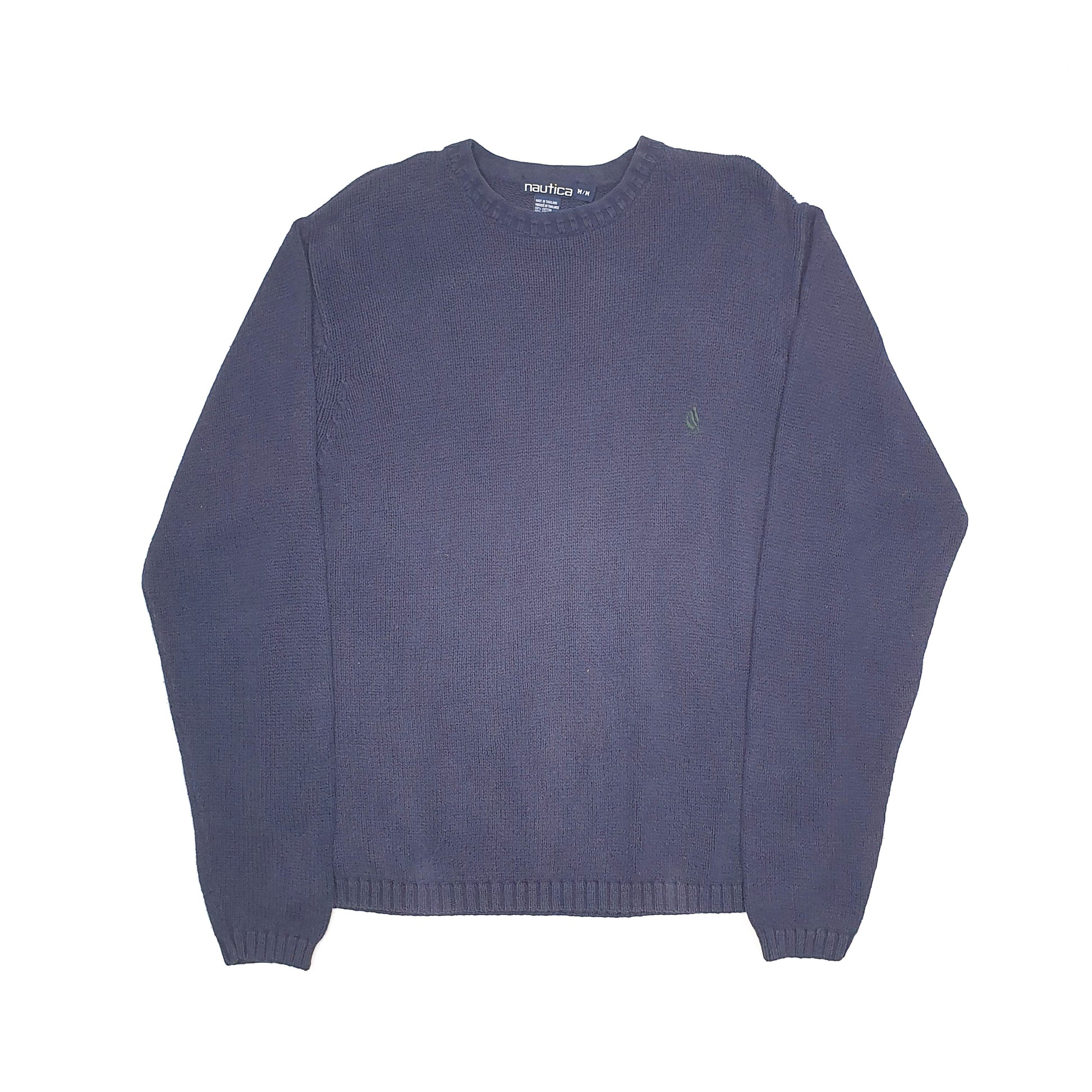 Nautica Knit Crewneck L Navy