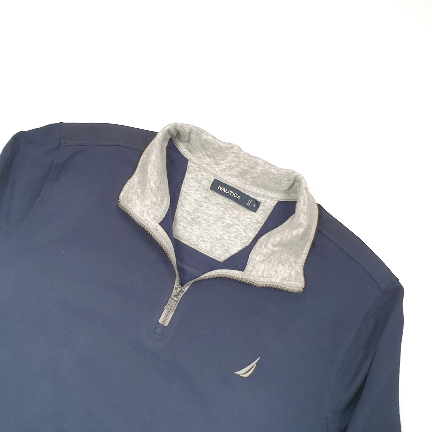 Nautica Quarter Zip XL Navy