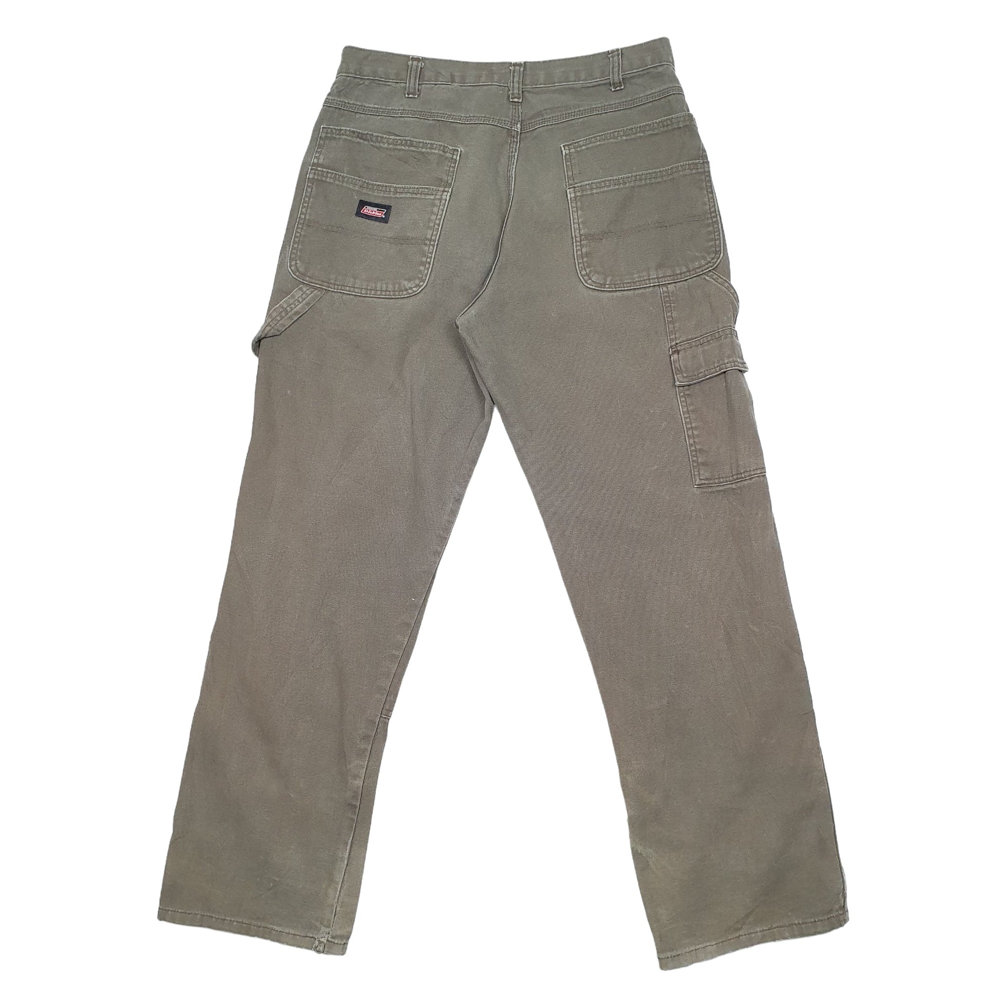 Mens Khaki Dickies  Carpenter Trousers